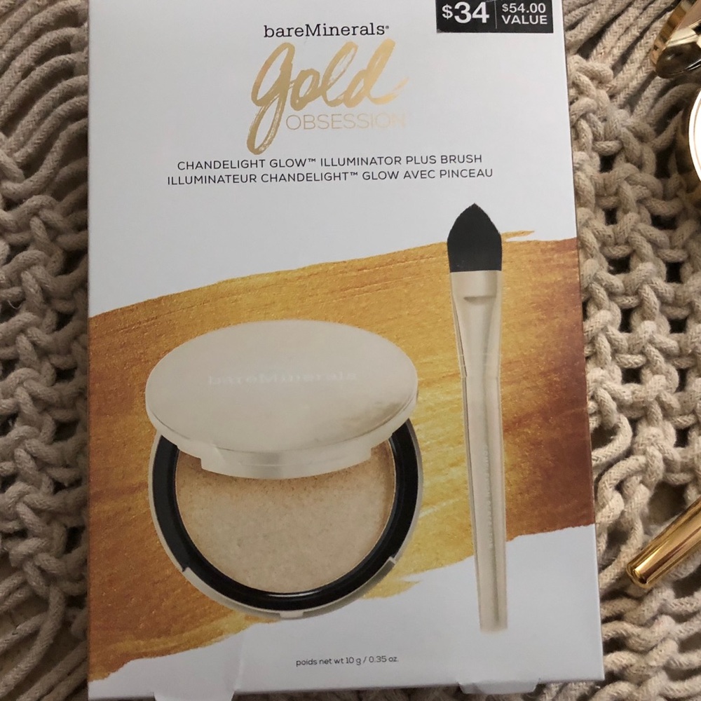 bareMinerals•Gold Obsession Illuminator + brush - Picture 4 of 6
